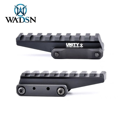 WADSN FAST Optics Riser Mount Red Dot Rail Mount for 20mm Rail - BLACK (WS02007) - APEXTAC GEAR
