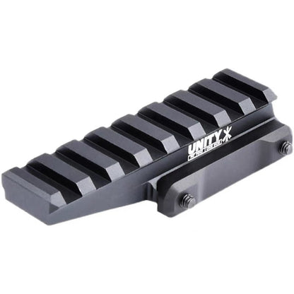 WADSN FAST Optics Riser Mount Red Dot Rail Mount for 20mm Rail - BLACK (WS02007) - APEXTAC GEAR
