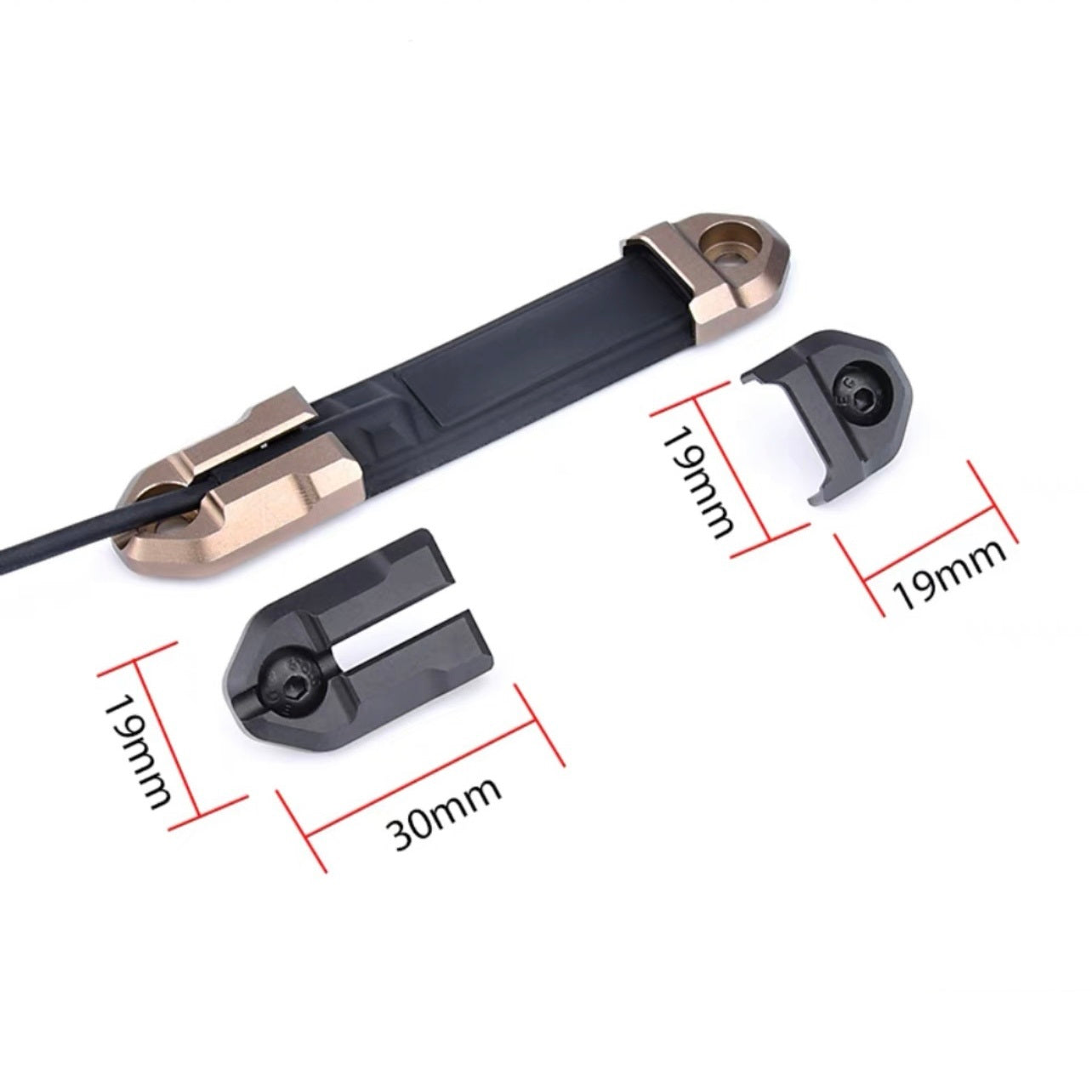WADSN Switch M-LOK Rail Mount Plates for PEQ Laser Flashlight Pressure Pad - APEXTAC GEAR
