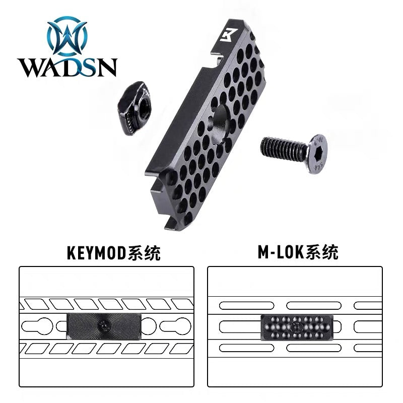 WADSN Metal TNVC FORWARD CONTROLS PCM KeyMod & M-LOK Kit -BLACK - APEXTAC GEAR