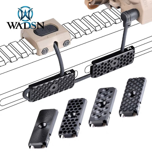 WADSN Metal TNVC FORWARD CONTROLS PCM KeyMod & M-LOK Kit -BLACK - APEXTAC GEAR