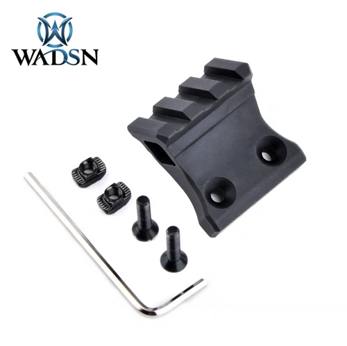 WADSN DD M-Lok and Keymod 1 O'Clock Offset Rail Flashlight Mount - BK (ME08032) - APEXTAC GEAR