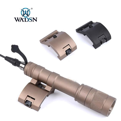 WADSN Tactical Flashlight Offset Rail Mount for M600 M300 Scout Light - APEXTAC GEAR
