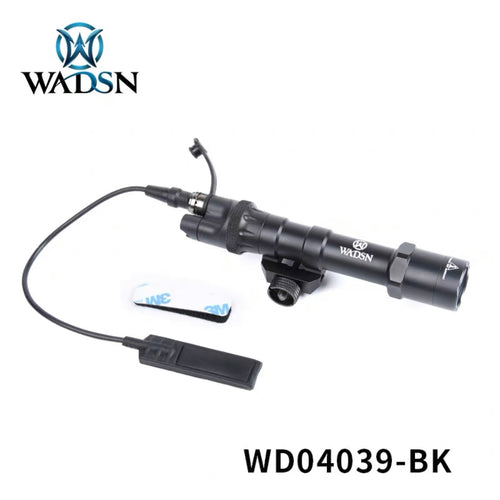 WADSN M600B Rail Mount LED Flashlight w/ SL07 Scout Dual Switch Version - BLACK - APEXTAC GEAR