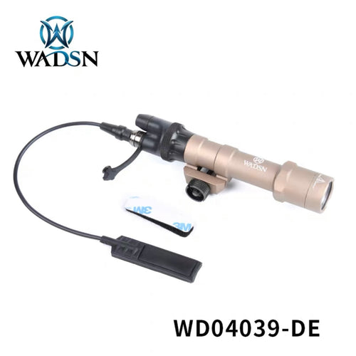 WADSN M600B Rail Mount LED Flashlight w/ SL07 Scout Dual Switch Version - TAN - APEXTAC GEAR