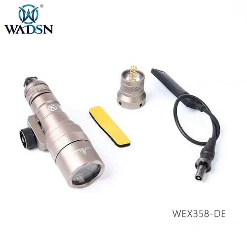 WADSN M300C Mini Scout Light LED Flashlight with Two Control Kit Version - TAN - APEXTAC GEAR