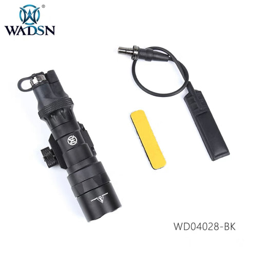 WADSN M300C Mini Scout Light LED Flashlight SL07 Scout Dual Switch Version - BLACK - APEXTAC GEAR
