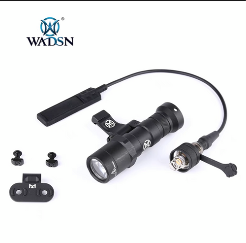 WADSN M340C Scout Light PRO Rail Mount LED Flashlight - BLACK (WD04053) - APEXTAC GEAR