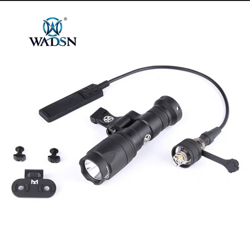 WADSN M340A Scout Light PRO Rail Mount LED Flashlight - BLACK (WD04051) - APEXTAC GEAR
