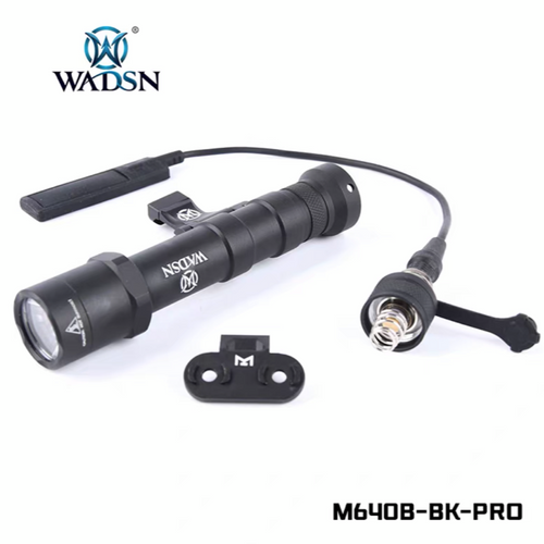 WADSN M640B Scout Light PRO Rail Mount LED Flashlight - BLACK (WD04056) - APEXTAC GEAR