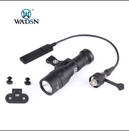 WADSN M340B Scout Light PRO Rail Mount LED Flashlight - BLACK (WD04055) - APEXTAC GEAR