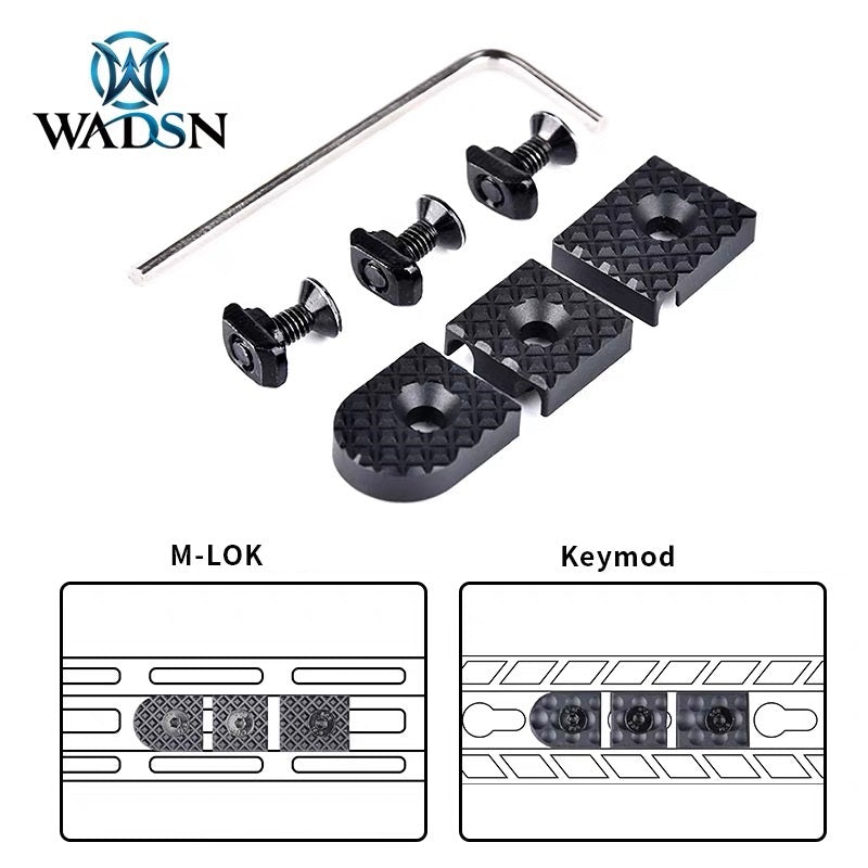 WADSN KeyMod & M-LOK Wire Guide System Set - BLACK (OR) (WD07024) - APEXTAC GEAR