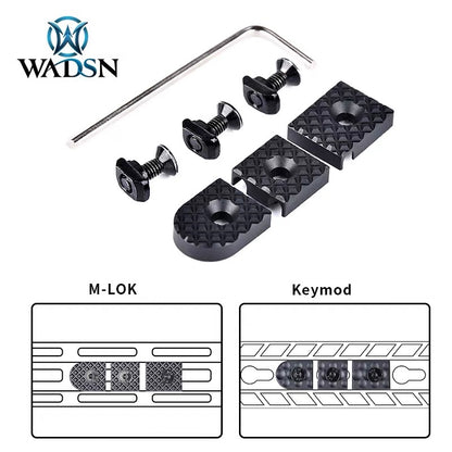 WADSN KeyMod & M-LOK Wire Guide System Set - BLACK (HC) (WD07024) - APEXTAC GEAR