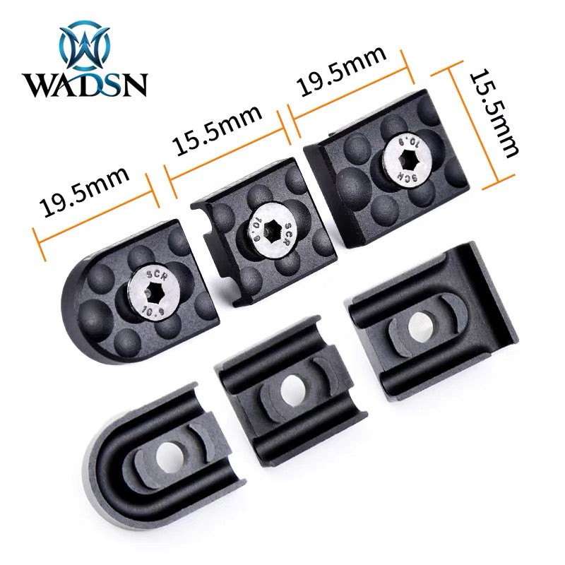 WADSN KeyMod & M-LOK Wire Guide System Set - BLACK (MA) (WD07024) - APEXTAC GEAR