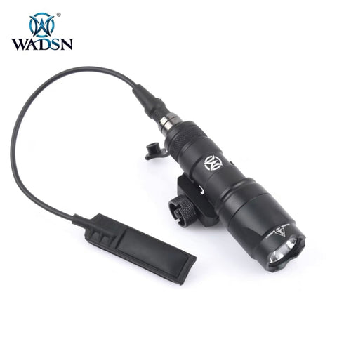 WADSN M300A Scout Light LED Flashlight with Single Pressure Switch Pad - BLACK - APEXTAC GEAR