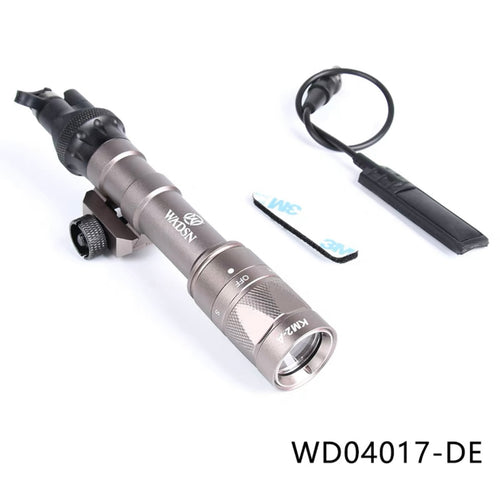 WADSN M600W SCOUT LIGHT LED Strobe Flashlight w/ SL07 Scout Dual Switch - TAN - APEXTAC GEAR