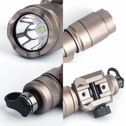 WADSN M300A Scout Light LED Flashlight with Single Pressure Switch Pad - TAN - APEXTAC GEAR