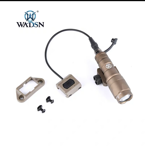 WADSN M300A Scout Light LED Flashlight with Modlite ModButton Lite Switch - TAN - APEXTAC GEAR