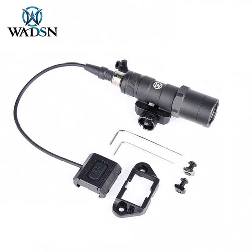 WADSN M300B MINI SCOUT LIGHT With Modlite ModButton Lite Version - BLACK - APEXTAC GEAR