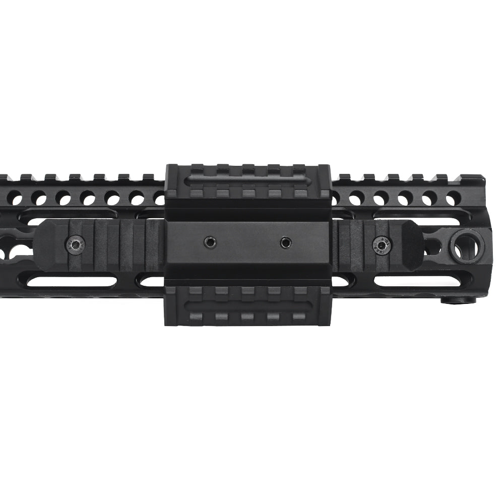 WADSN METAL Dual Offset Rail Interface Mount Base 45 Degree (ME08030-BK) - APEXTAC GEAR