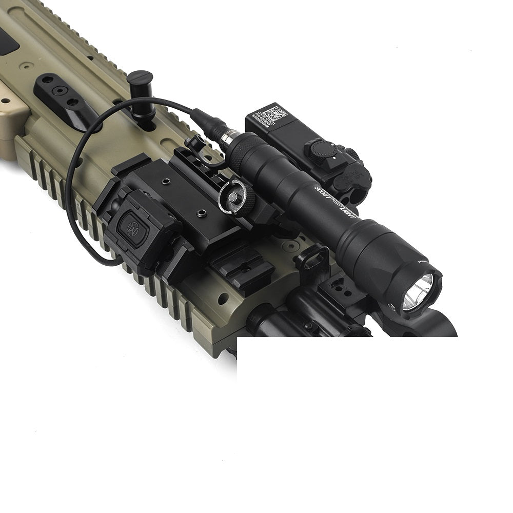 WADSN METAL Dual Offset Rail Interface Mount Base 45 Degree (ME08030-BK) - APEXTAC GEAR