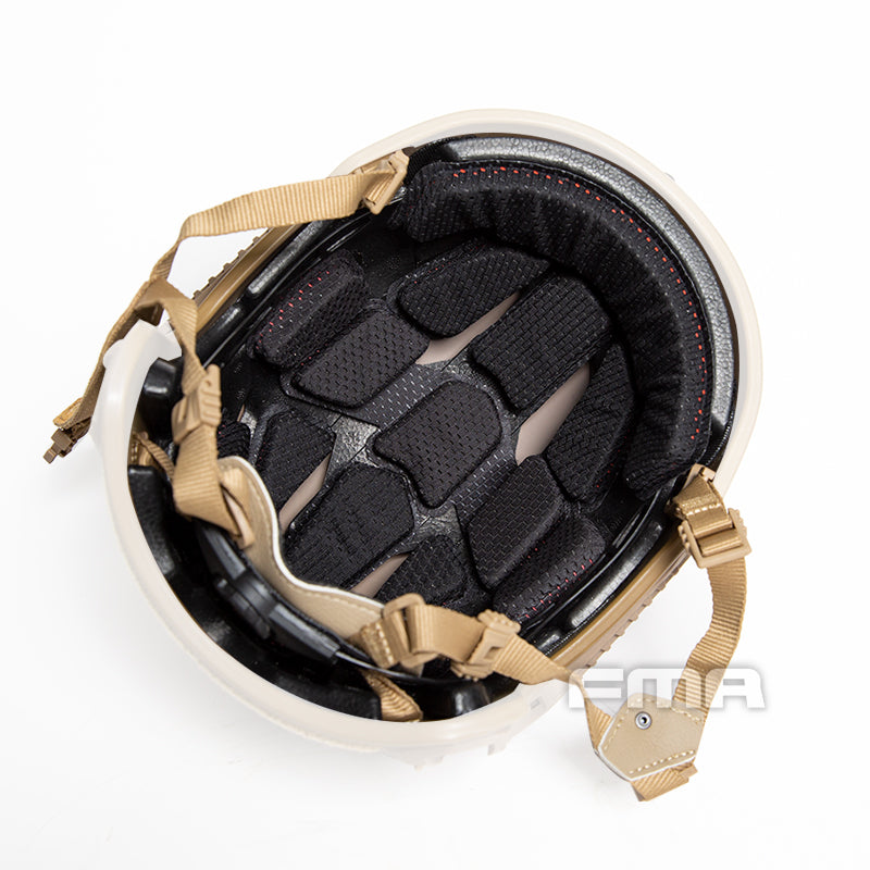 FMA Caiman Ballistic Style Airsoft Protective Helmet - Highlander Camo (TB1383B) - APEXTAC GEAR