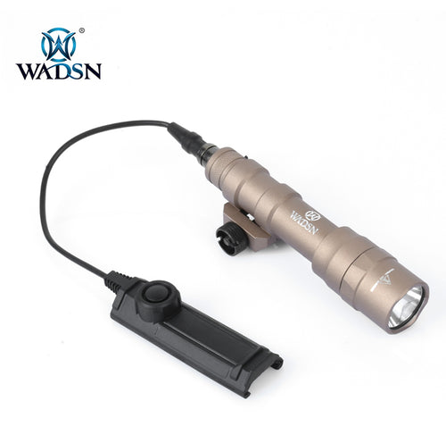 WADSN M600DF Scout Light Rail Mount LED Flashlight w/ Dual Function Switch - TAN (WD04013) - APEXTAC GEAR