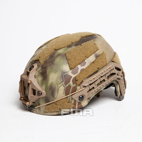 FMA Caiman Ballistic Style Airsoft Protective Helmet - Highlander Camo (TB1383B) - APEXTAC GEAR