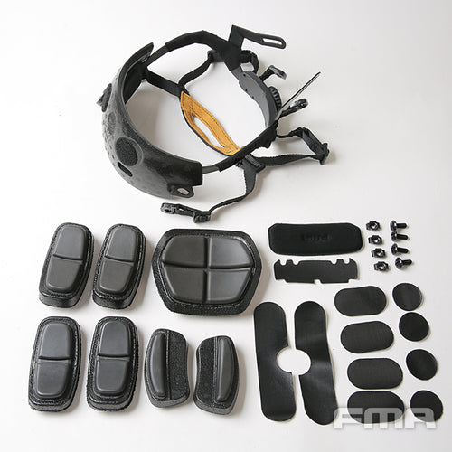 FMA Helmet Internal Occ-Dial Liner Kit (Upgrade Version) -BLACK L/XL  (TB272B) - APEXTAC GEAR