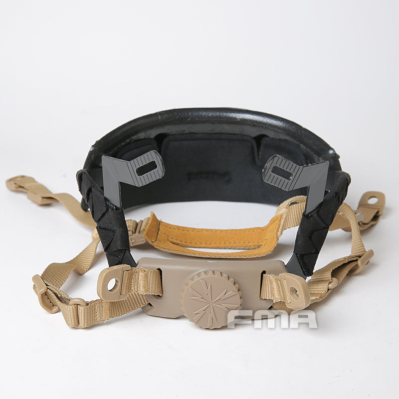 FMA Helmet Internal Occ-Dial Liner Kit (Upgrade Version) - DE TAN L/XL  (TB272B) - APEXTAC GEAR