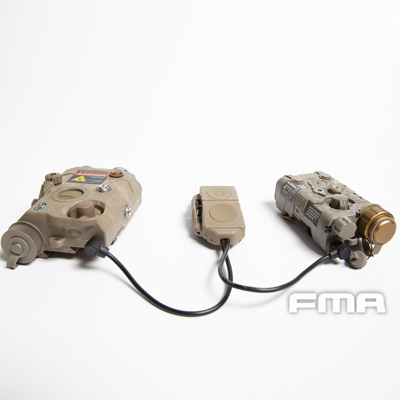 FMA Dual Remote Control For PEQ LA5-A And Normal PEQ - BLACK (TB1406-BK) - APEXTAC GEAR