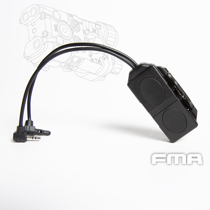 FMA Dual Remote Control For PEQ LA5-A And Normal PEQ - BLACK (TB1406-BK) - APEXTAC GEAR