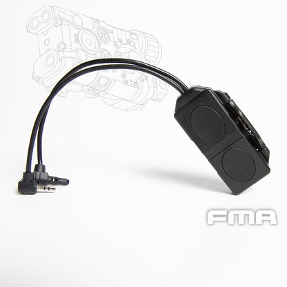 FMA Dual Remote Control For PEQ LA5-A And Normal PEQ - BLACK (TB1406-BK) - APEXTAC GEAR