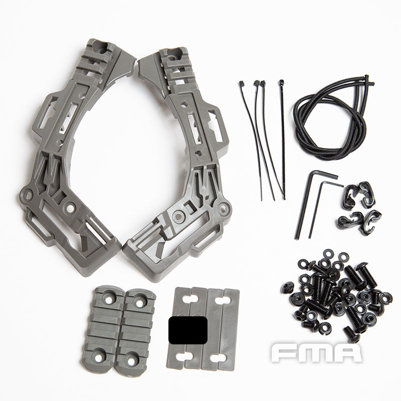 FMA EX Ballistic Helmet Rail 3.0 Retrofit Kit - FG Green (TB1392) - APEXTAC GEAR