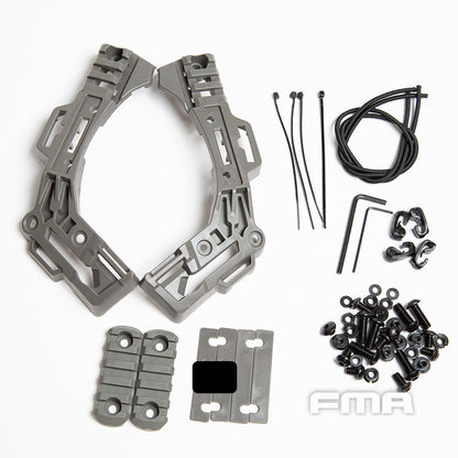 FMA EX Ballistic Helmet Rail 3.0 Retrofit Kit - FG Green (TB1392) - APEXTAC GEAR
