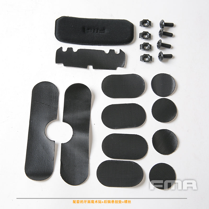 FMA Helmet Internal Occ-Dial Liner Kit (Upgrade Version) -BLACK L/XL  (TB272B) - APEXTAC GEAR