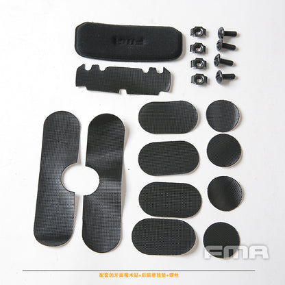 FMA Helmet Internal Occ-Dial Liner Kit (Upgrade Version) -BLACK L/XL  (TB272B) - APEXTAC GEAR