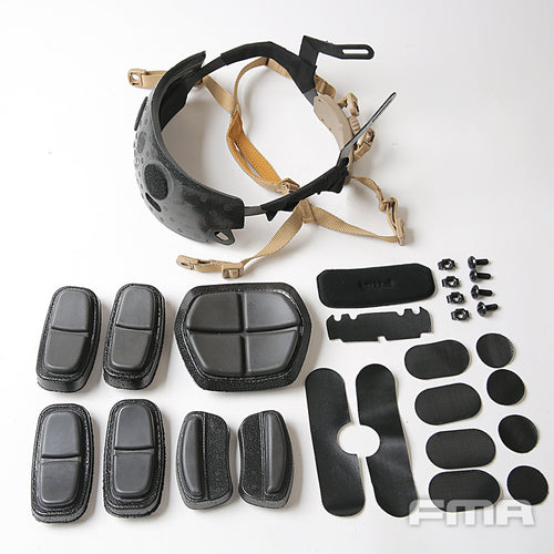 FMA Helmet Internal Occ-Dial Liner Kit (Upgrade Version) - DE TAN L/XL  (TB272B) - APEXTAC GEAR