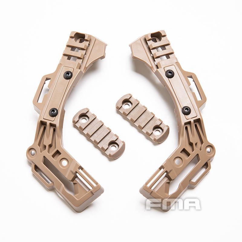 FMA EX Ballistic Helmet Rail 3.0 Retrofit Kit - DE TAN (TB1392) - APEXTAC GEAR