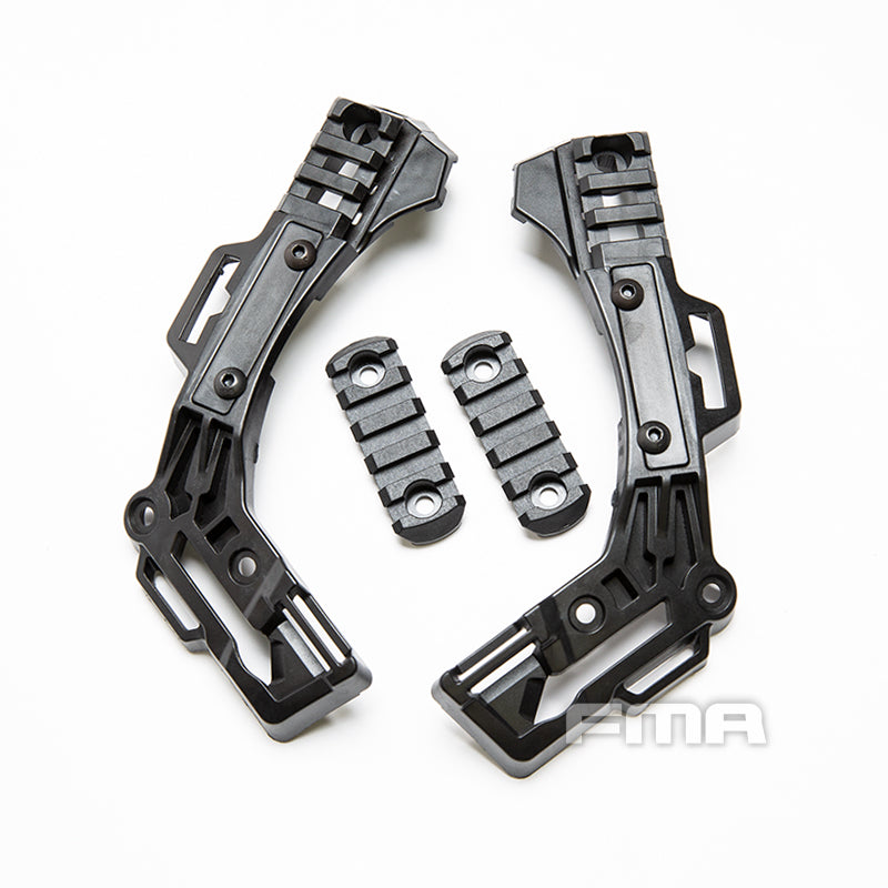 FMA EX Ballistic Helmet Rail 3.0 Retrofit Kit - BLACK (TB1392) - APEXTAC GEAR