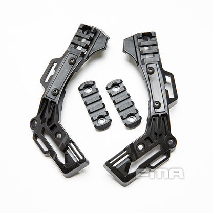 FMA EX Ballistic Helmet Rail 3.0 Retrofit Kit - BLACK (TB1392) - APEXTAC GEAR