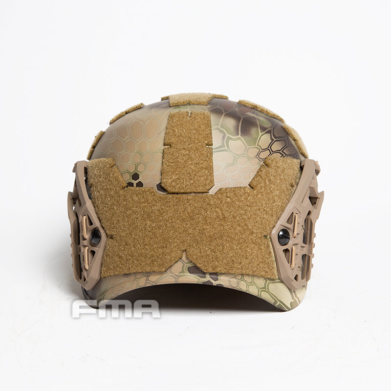 FMA Caiman Ballistic Style Airsoft Protective Helmet - Highlander Camo (TB1383B) - APEXTAC GEAR