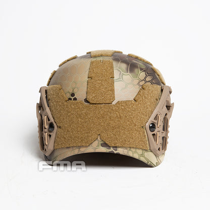 FMA Caiman Ballistic Style Airsoft Protective Helmet - Highlander Camo (TB1383B) - APEXTAC GEAR
