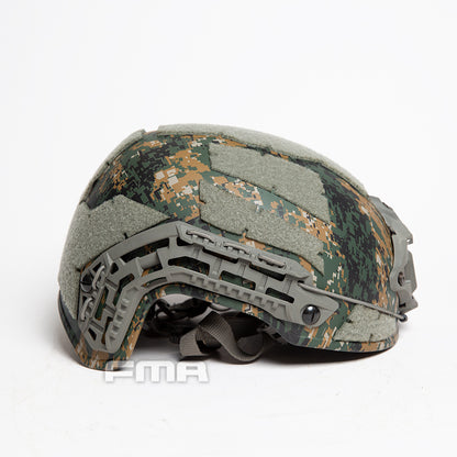FMA Caiman Ballistic Style Airsoft Protective Helmet - SetDigital Woodland MARPAT (TB1383B) - APEXTAC GEAR