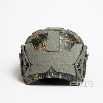FMA Caiman Ballistic Style Airsoft Protective Helmet - SetDigital Woodland MARPAT (TB1383B) - APEXTAC GEAR