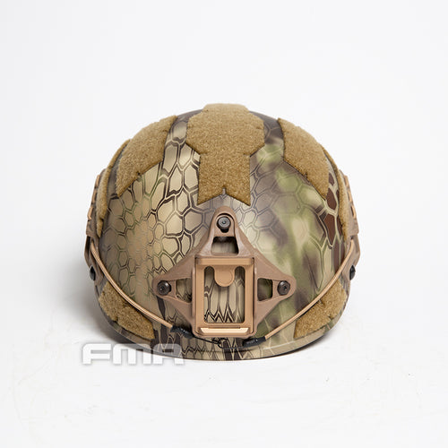 FMA Caiman Ballistic Style Airsoft Protective Helmet - Highlander Camo (TB1383B) - APEXTAC GEAR