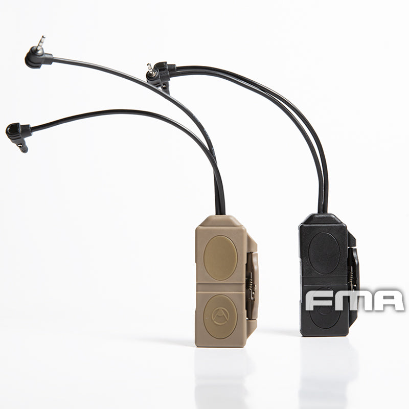 FMA Dual Remote Control For PEQ LA5-A And Normal PEQ - BLACK (TB1406-BK) - APEXTAC GEAR
