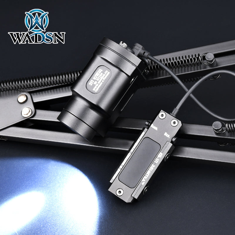 WADSN KLESCH K-2P Under Rail Flashlight w/ Strobe and Remote Switch (WD04050) - APEXTAC GEAR