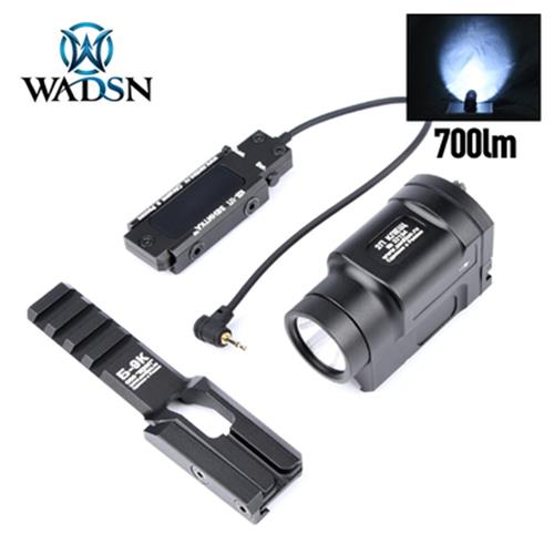 WADSN KLESCH K-2P Under Rail Flashlight w/ Strobe and Remote Switch (WD04050) - APEXTAC GEAR