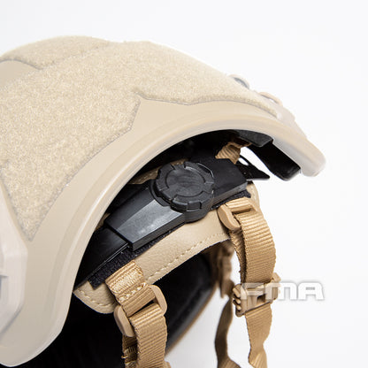 FMA Caiman Ballistic Style Airsoft Protective Helmet - TYPHON Camo (TB1383B) - APEXTAC GEAR
